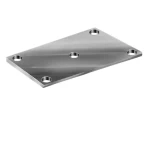 قاعدة حديد بليت مستطيلة سمك 10 مم مقاس 40 × 20 مم